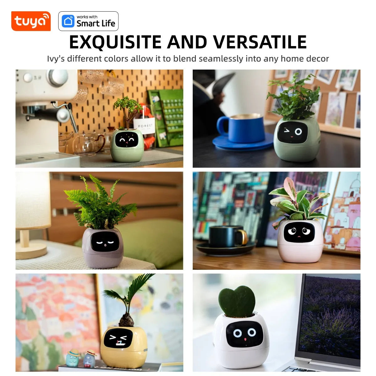 Tuya Ivy Smart Planter Gen1 – AI Sensors & 49+ Expressions