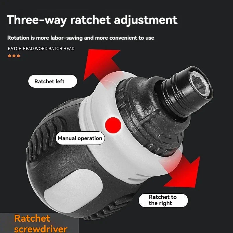 Ratchet Screwdriver Set Short Shaped Radish Head High Hardness