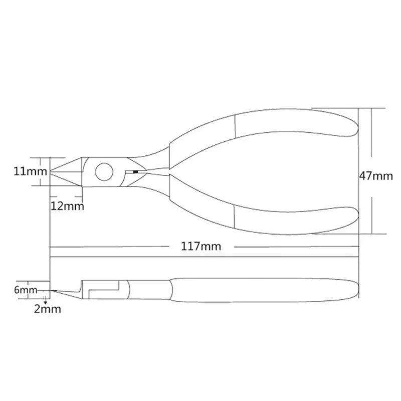 Carbon Steel Precision Cutter Pliers Professional Sharp Nipper