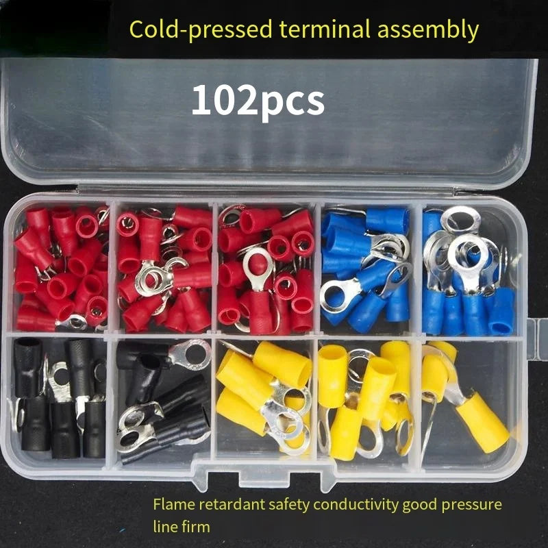 102/280/300/480PCS Wire Connector Kit Male Female Insulated Terminals