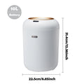 Automatic Trash Can with Lid, Small Plastic Smart Trash Can