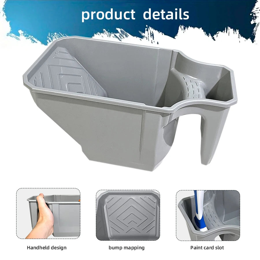 3-piece value pack 4" hand-held paint cup with paint brush card slot
