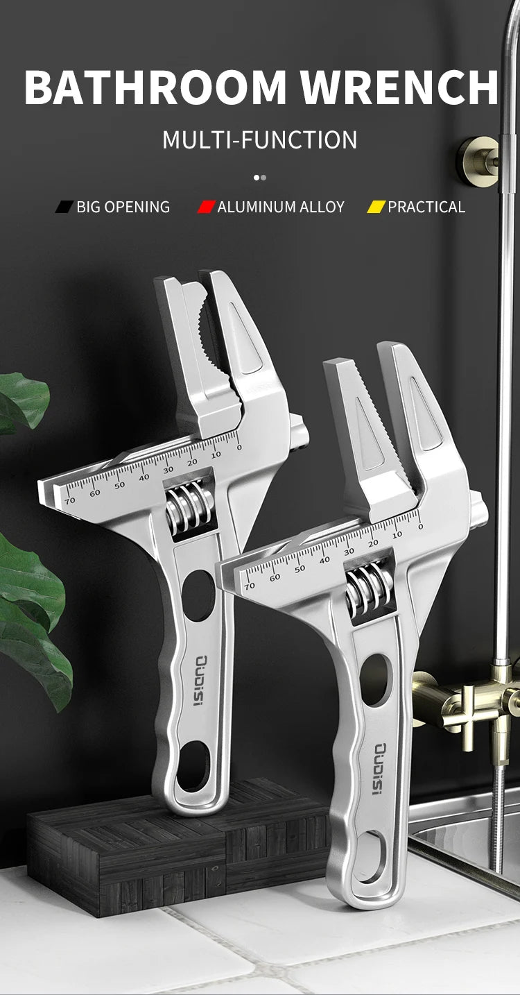 OUDISI multifunctional wrench manual tool bathroom wrench large
