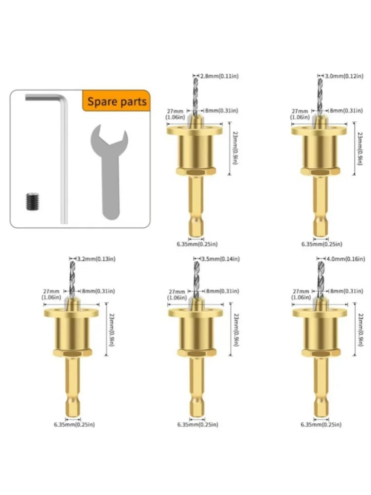1/5Pcs CNC Adjustable Hexagonal Handle Cutter Woodworking Tools