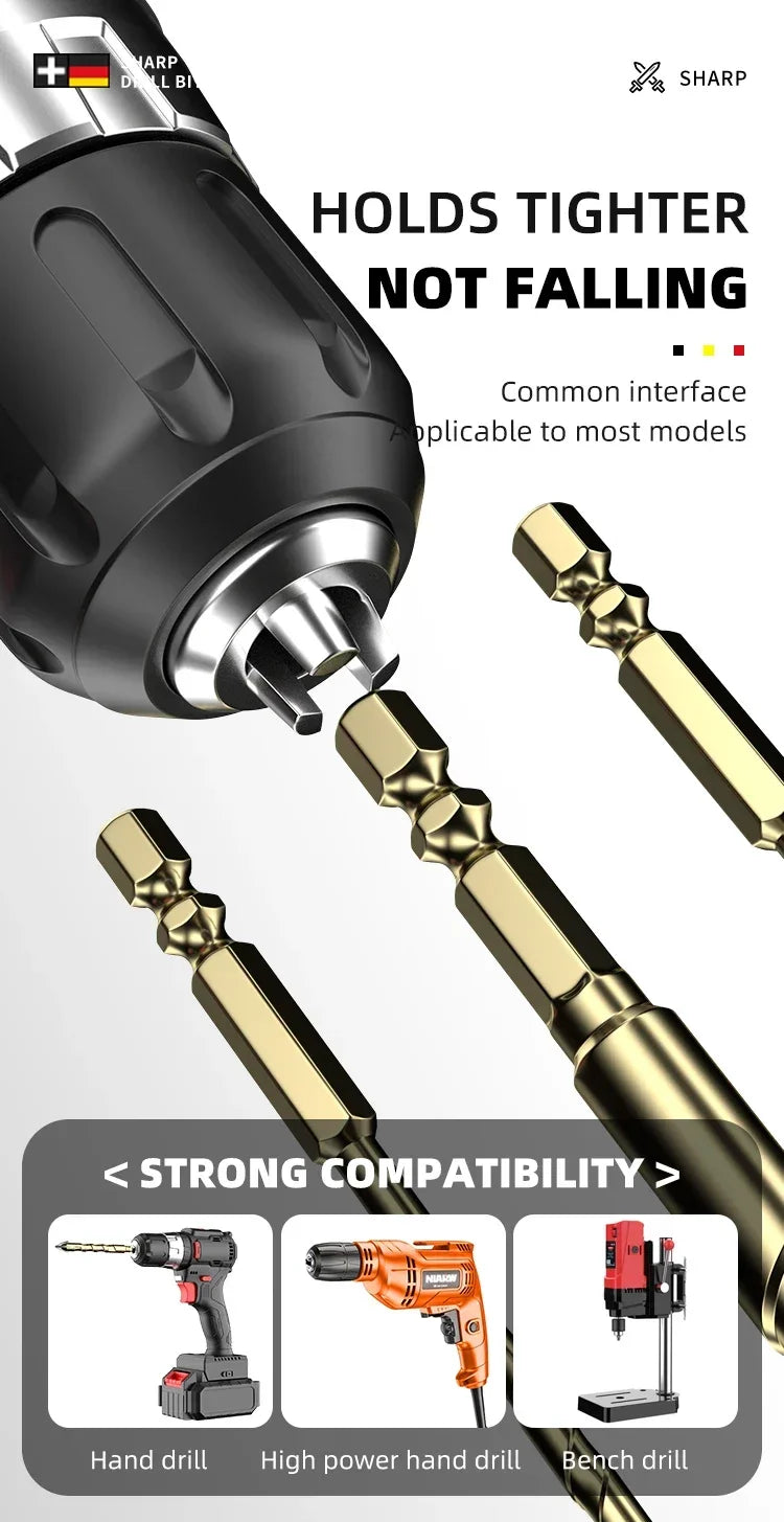 High Hardness Glass Four Edge Drilling 6mm Overlord Drill Tile Bit