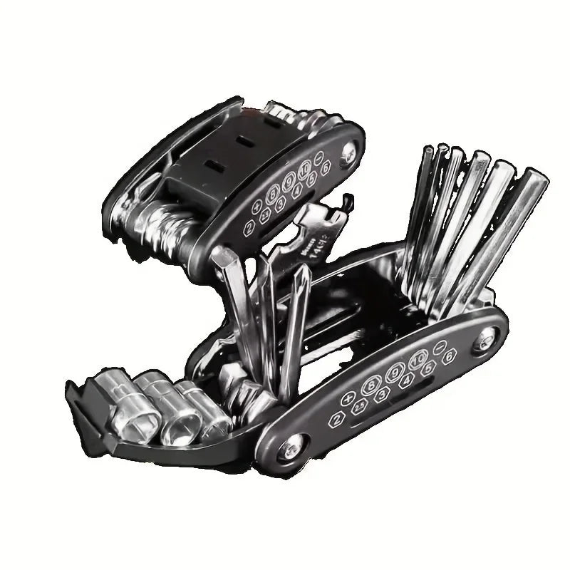 16-in-1 Socket Wrench Set, Non-Slip Rotating Head. Durable Stainless