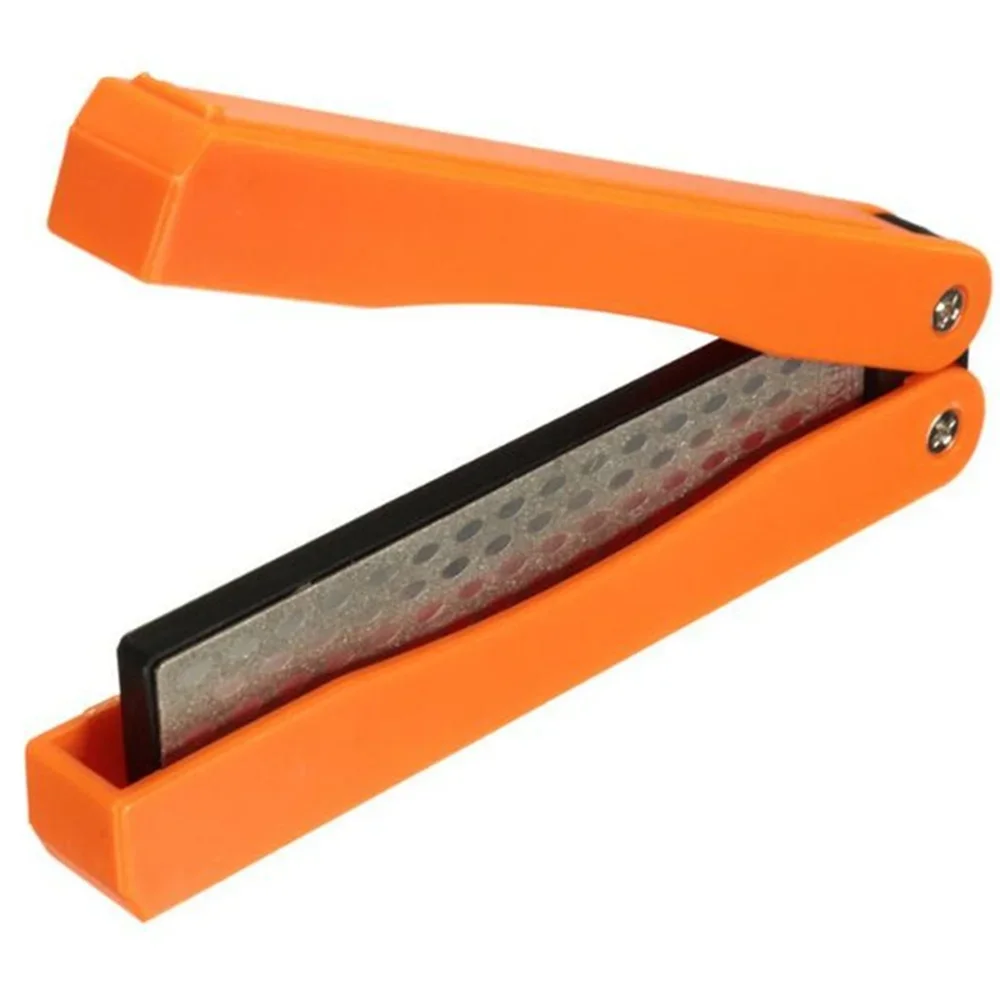 Portable Folding Pocket Knife Sharpener, Portable Double Sided