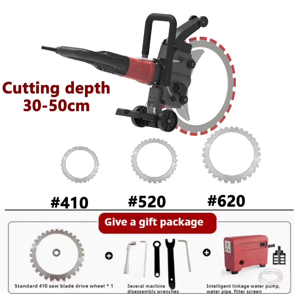 Brushless Electric Concrete Wall Ring Saw 220-240V – 30-60mm Depth