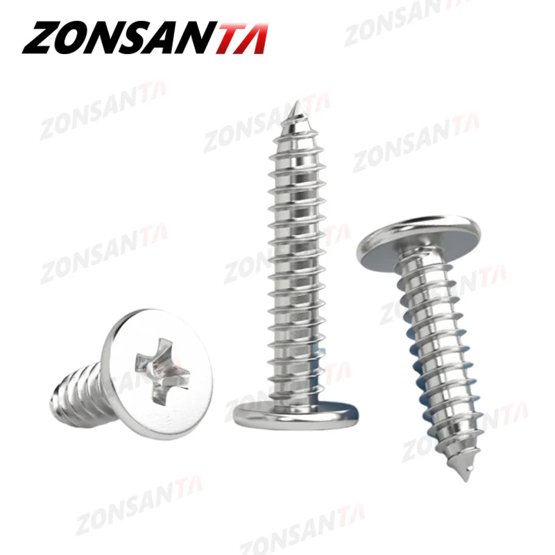 M2 M2.6 M3 M3.5 M4 M5 M6 Cross Phillips Ultra Thin Super Low Flat