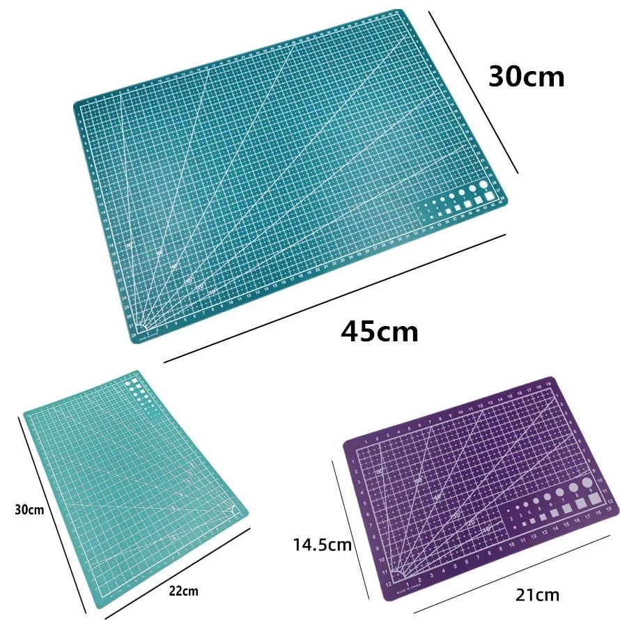PVC Cutting Mat Workbench Pad for Sewing DIY Leather Craft Knife