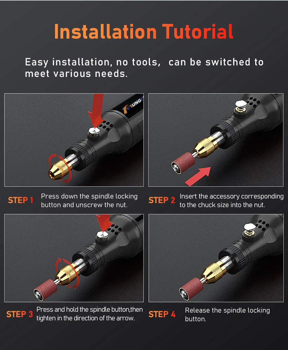 Mini Electric Drill USB Wireless Mini Handheld Drill Rotary Tool