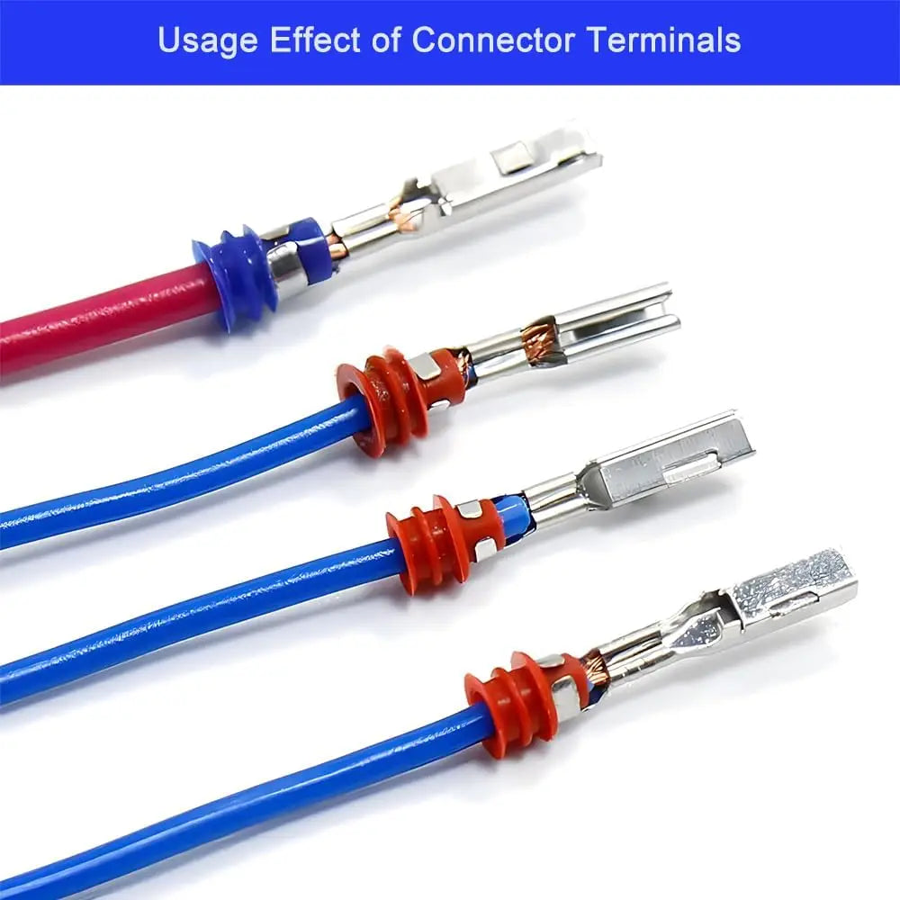 1200-Piece Car Connector Pin Kit – 1–3.5mm Wire Crimp Terminals