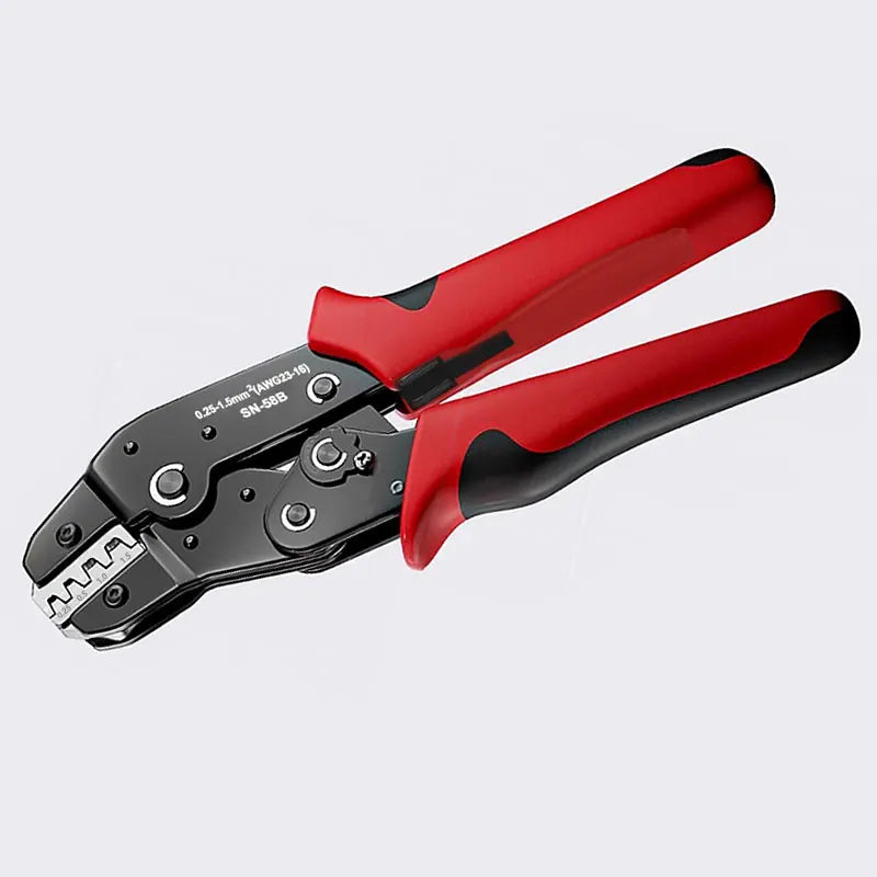 Ratcheting Crimping Tool Set For Dupont JST MOLEX Open Barrel