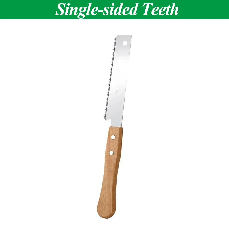 Japanese Style Hand Saw Non-slip Wooden Handle Pull Saw Flush Cut Saw