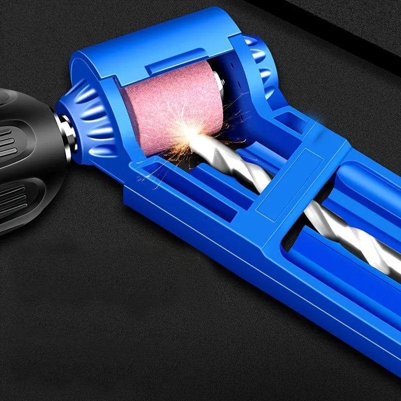 Portable Drill Bit Sharpener With Grinding Wheel For Quick And Easy