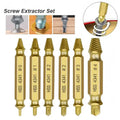 HSS Drill Bit & Screw Extractor Set — Stripped & Broken Screw Remov...
