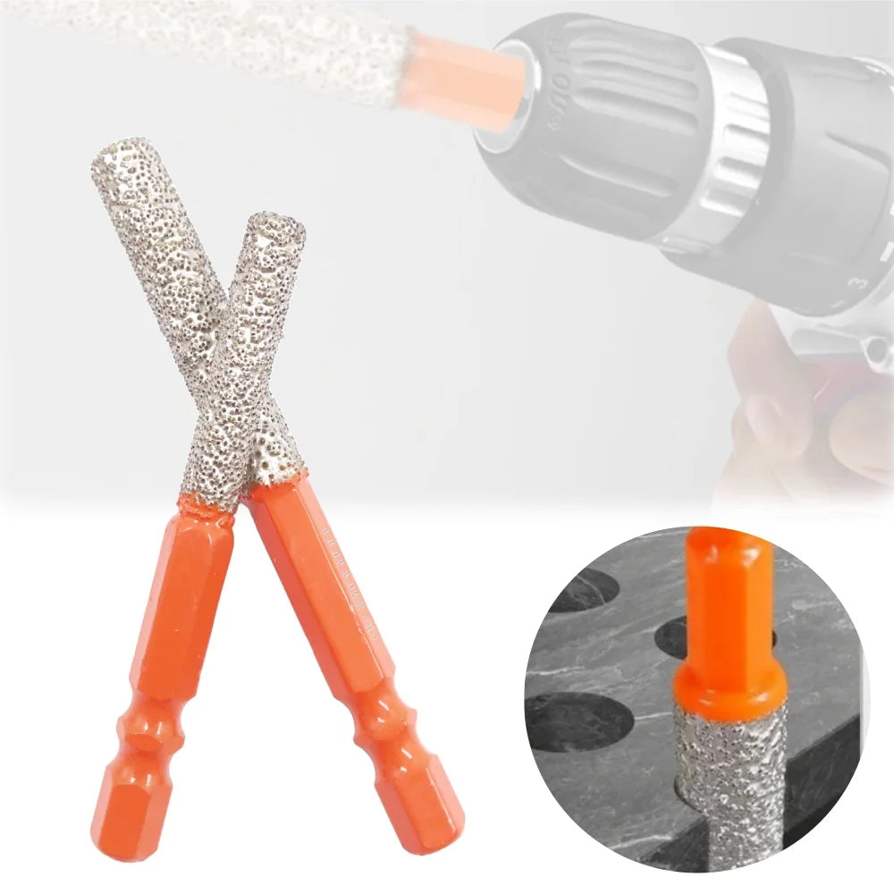 6-12mm Hexagonal Shank Dry Ceramic Tile Diamond Drill Bit Drilling