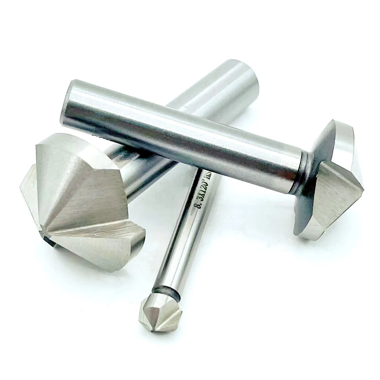 3 Flute 120 degree HSS Countersink chamfering too Wood Steel Chamfer