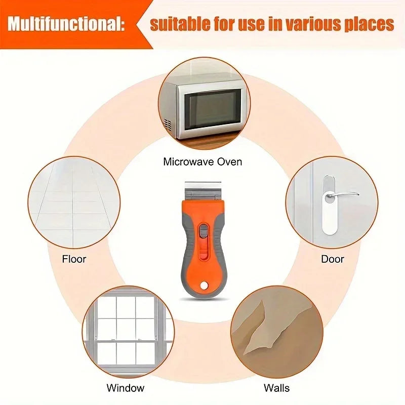 Glue removal 1 Set blade With 10 Blades, Telescopic Adjustment Knife