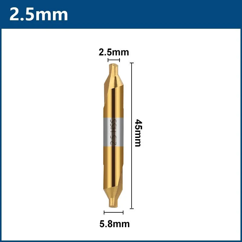 HSS Centre Drill Bit 60° — Combined Countersink A-Form, Individual