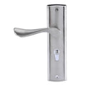 1set Door Handle Lock Cylinder Front Back Lever Latch Home Security...