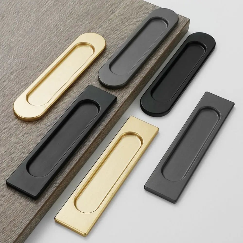 Double-sided Self-adhesive Handle Black/Grey/Gold Aluminum Alloy