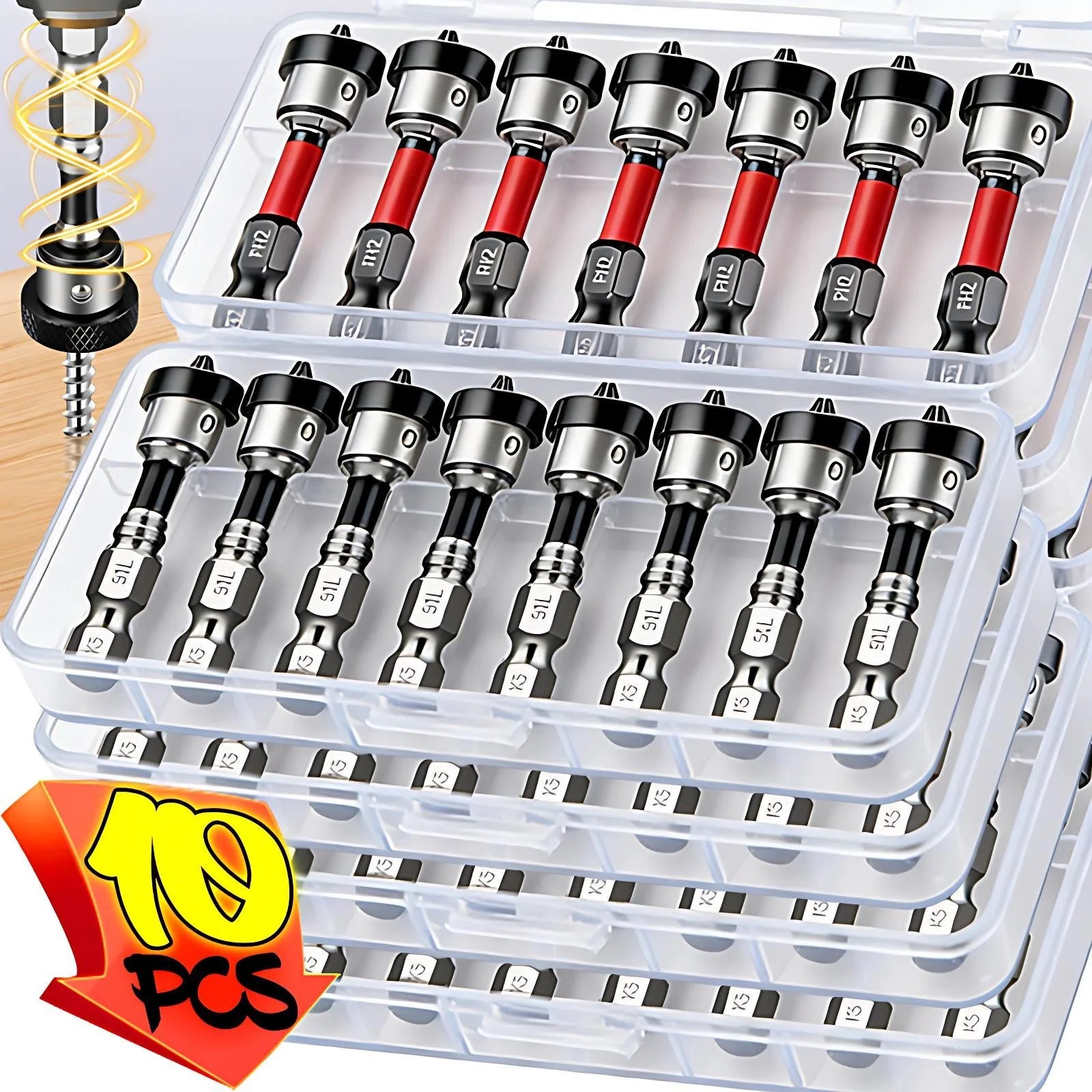 Magnetic Positioning Screwdriver Bits PH2 Batch Head Screwdrivers