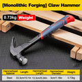 Multi-Purpose High Carbon Steel Claw Hammer with Ergonomic Handle &