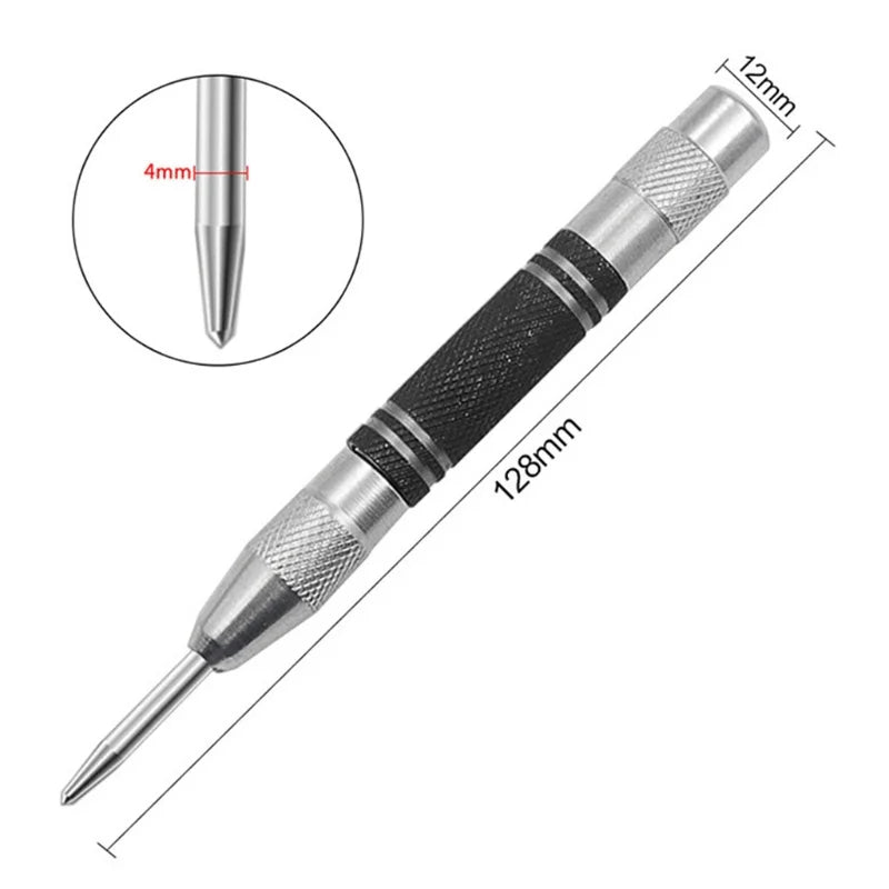 Automatic Centre Punch Spring Loaded Locator Adjustable Center Pin