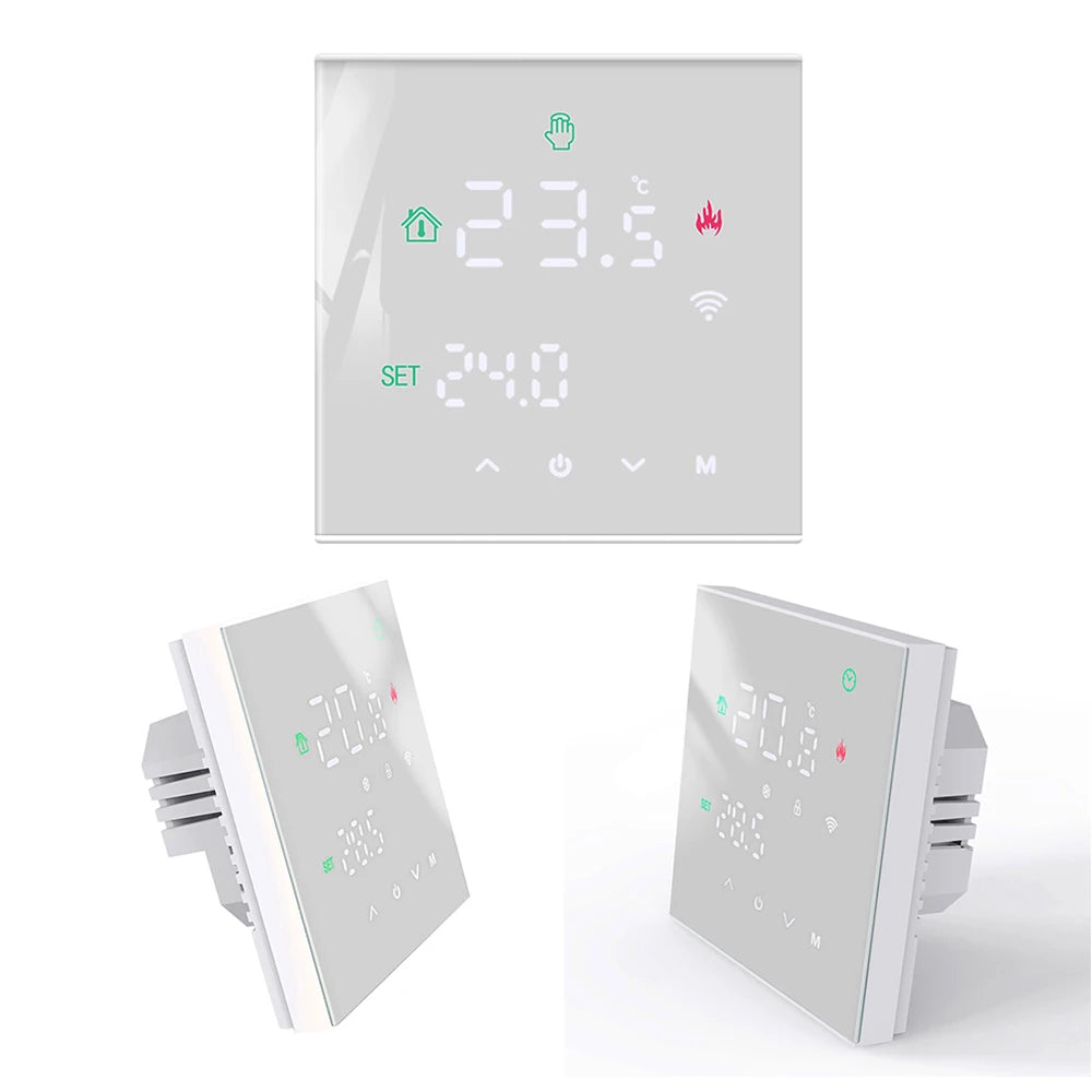 Tuya WiFi Smart Thermostat – LCD Touch Screen for Floor & Gas Heating