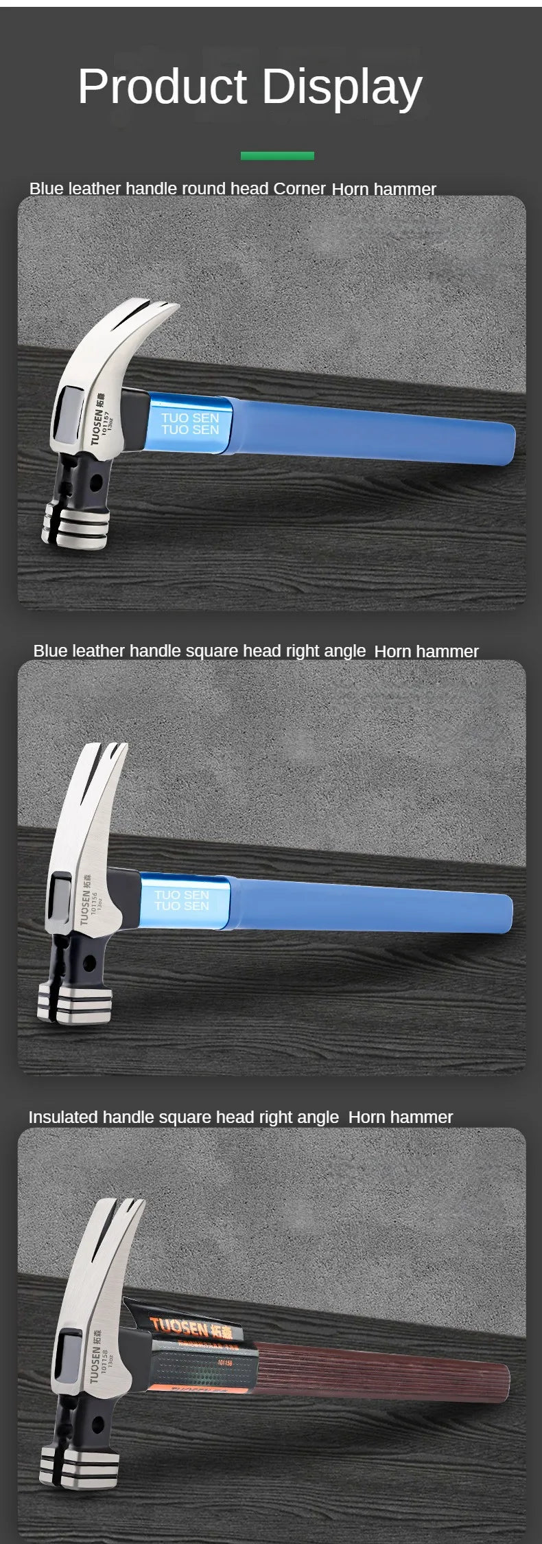 Multifunction Claw Hammer Woodworking Tools Magnetic Hammer