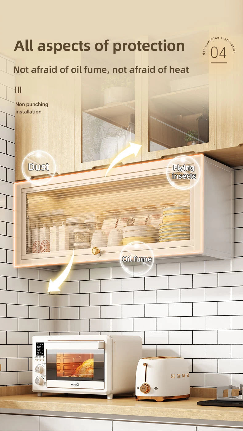 Hydraulic Under-Cabinet Spice Rack – No-Drill Wall-Mounted Storage