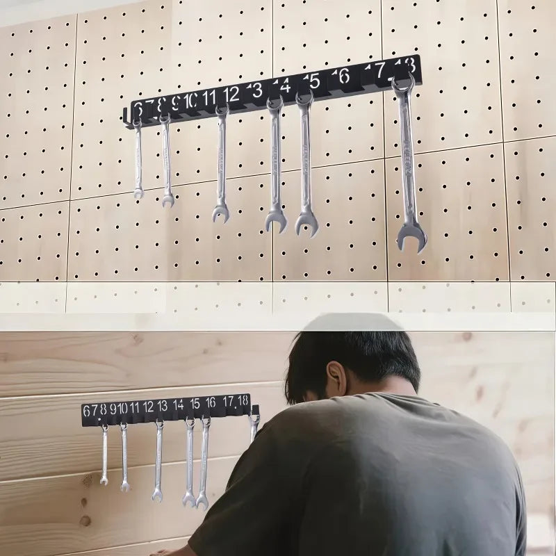 Metal Heavy-Duty Magnetic Tool Organizer Rack