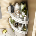 1 Piece Of White Bathroom Facilities Storage Rack Bathroom Partitio...