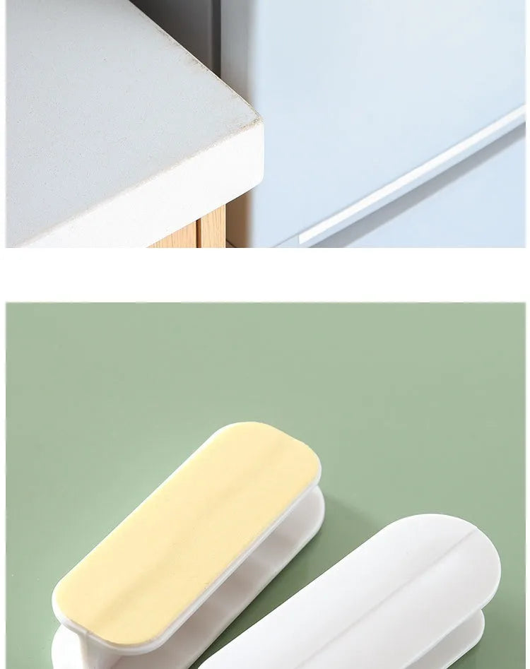 2Pcs New Multipurpose Cabinet Knob Furniture Knobs Plastic Self