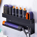 Non drilling wall mounted hair styling tool storage rack, bathroom ...
