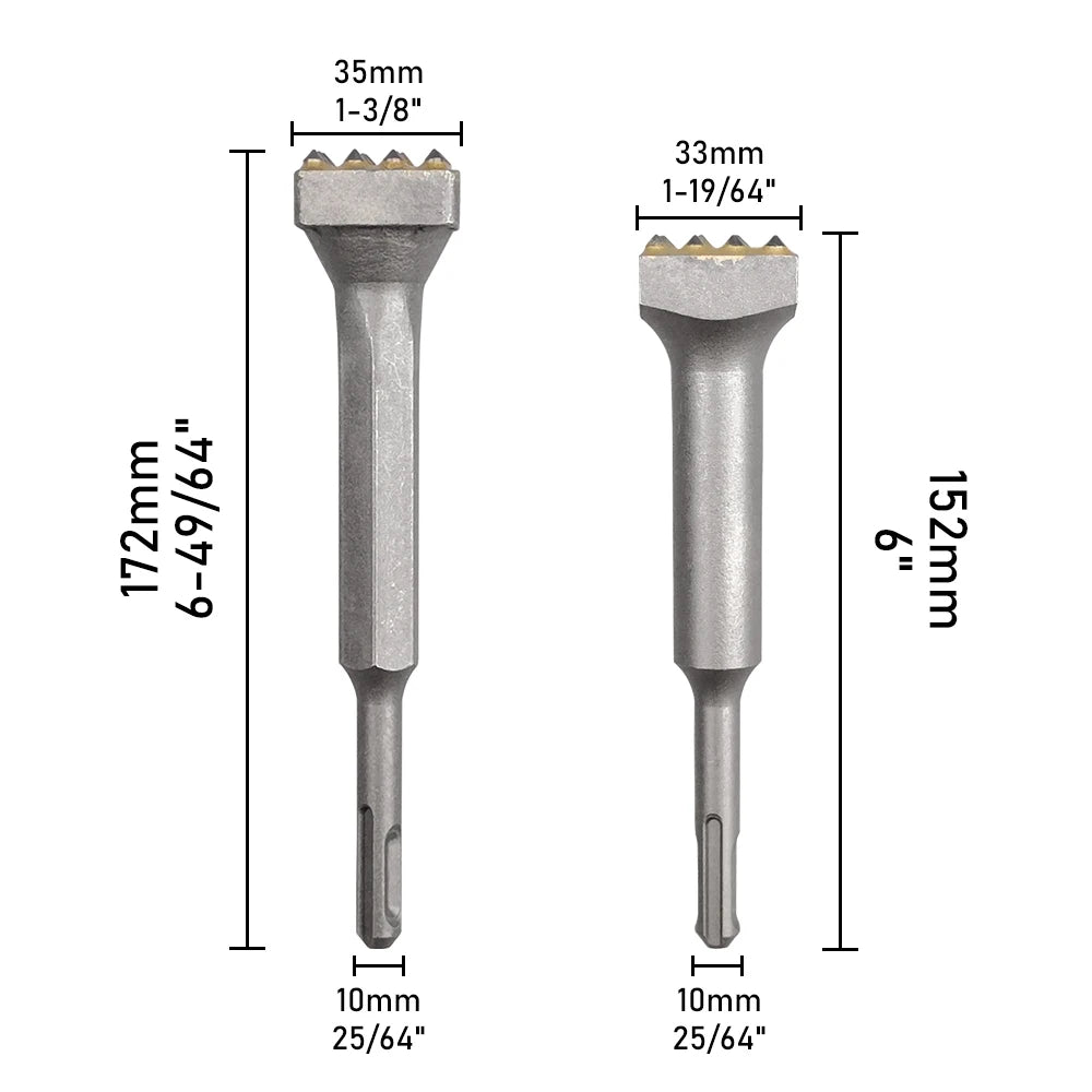 SDS Plus Alloy Chisel Bit ,Multifunctional Breaker Head Surface