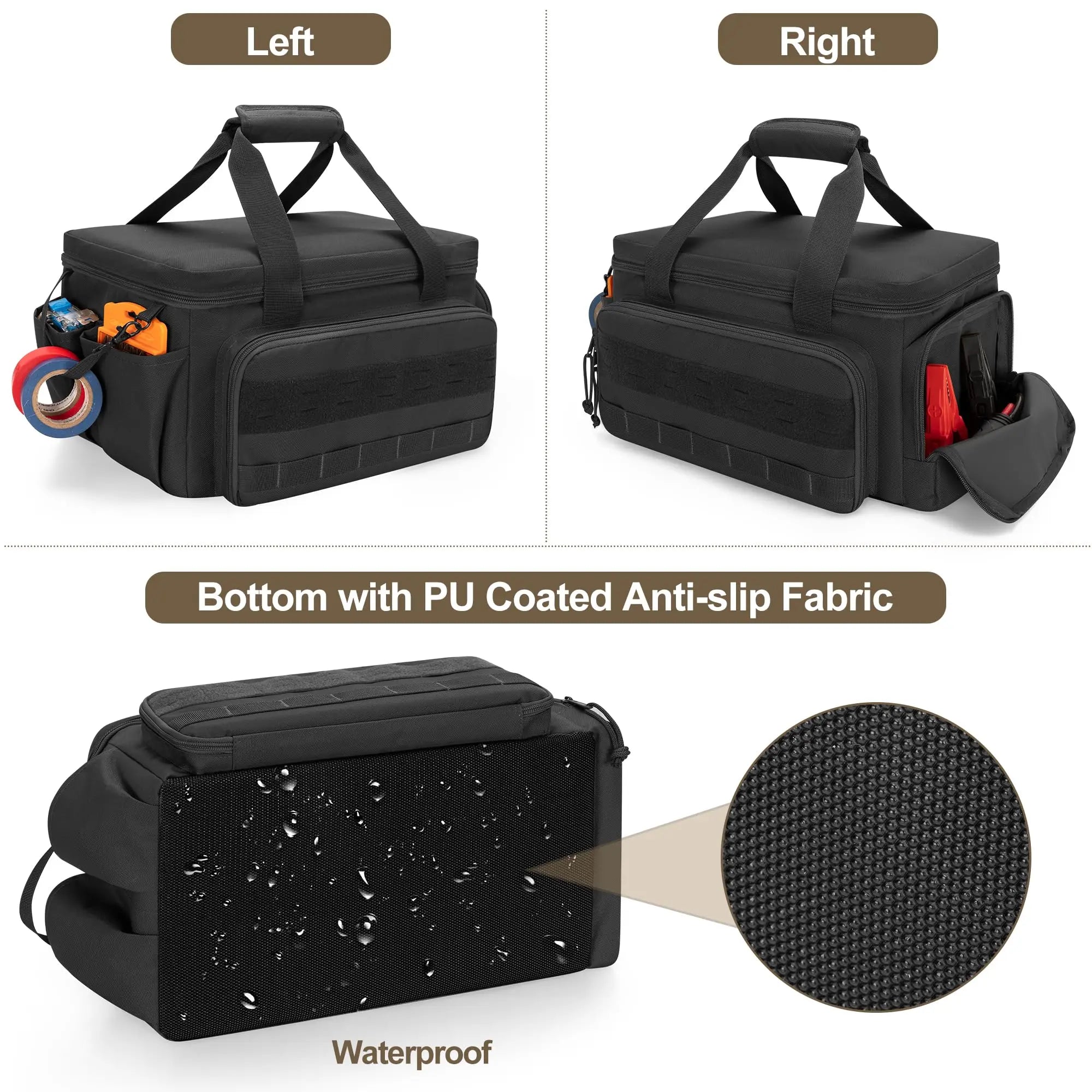 14inch Multifunctional Tool Bag Thickened Large Capacity Waterproofed