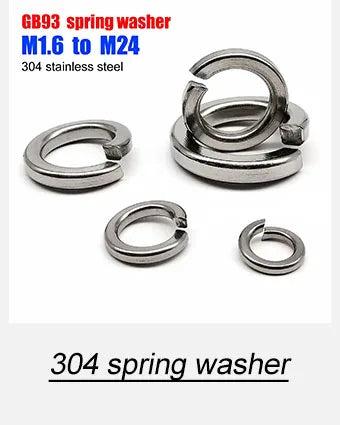Total 400/650/1140/2100X M1.6 M2 M2.5 M3 M4 M5 304 Stainless Steel