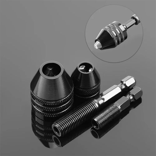 0.3mm-8.0mm Mini Keyless Chuck Electric Drill Bits Collet Converter