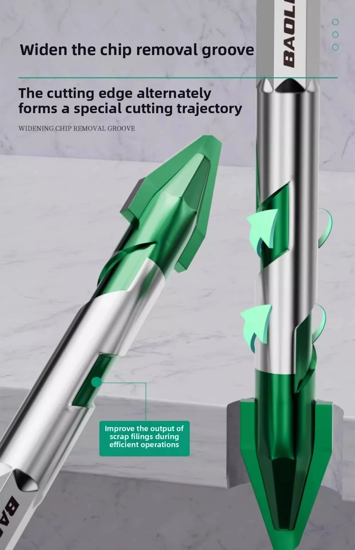 Eccentric Twist Drill Bit High-Strength Drill Bits Sets