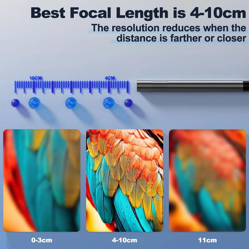 Industrial Endoscope Camera for Android 720P 3.9mm 8mm IP67