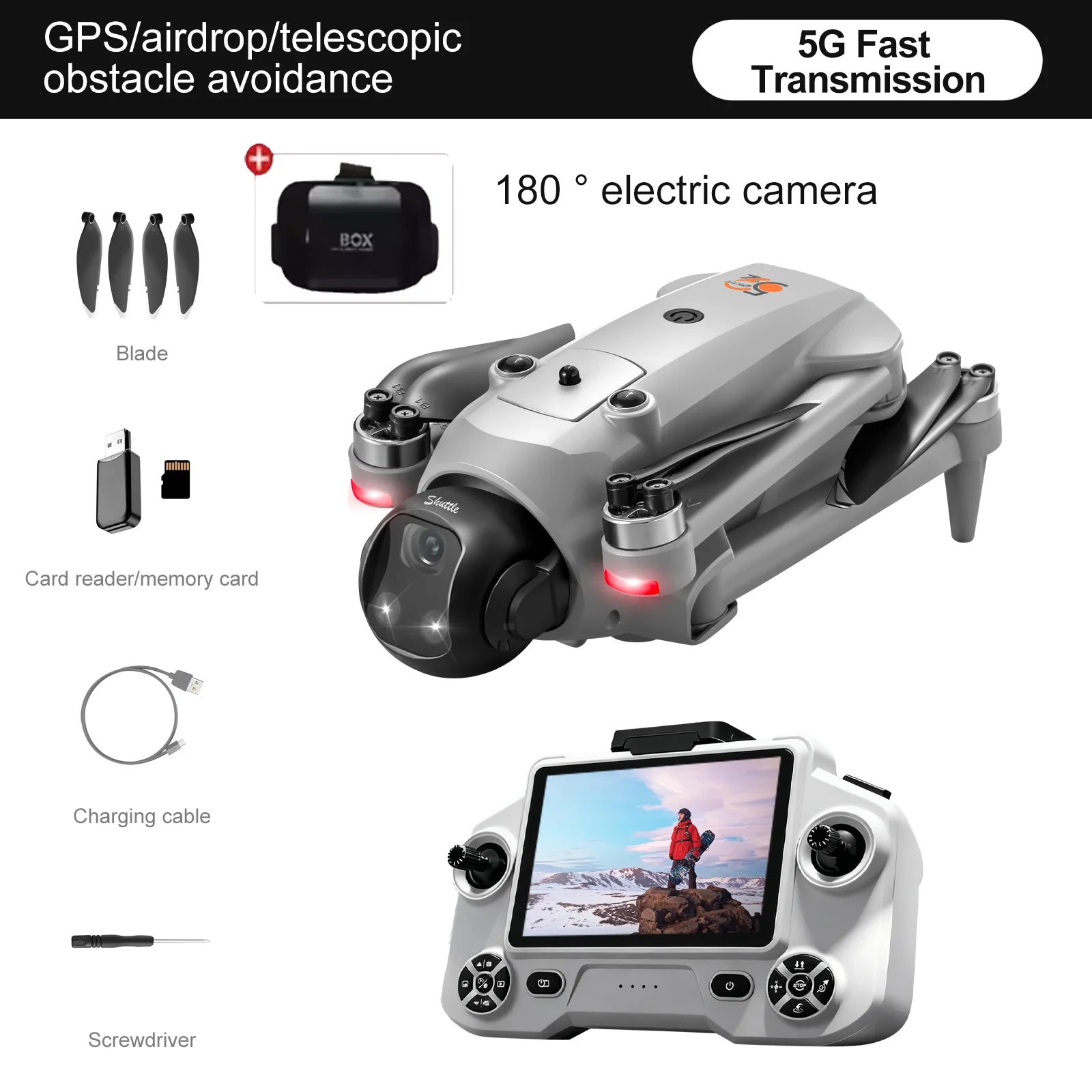 NEW YL059 Mini Drone 8K HD Camera Foldable Quadcopter 5G WiFi FPV