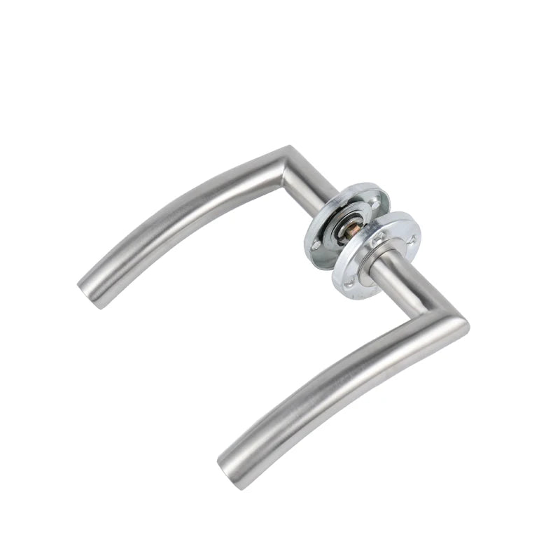 Door Handle Set Stainless Steel Interior Home Lever Handle Lock