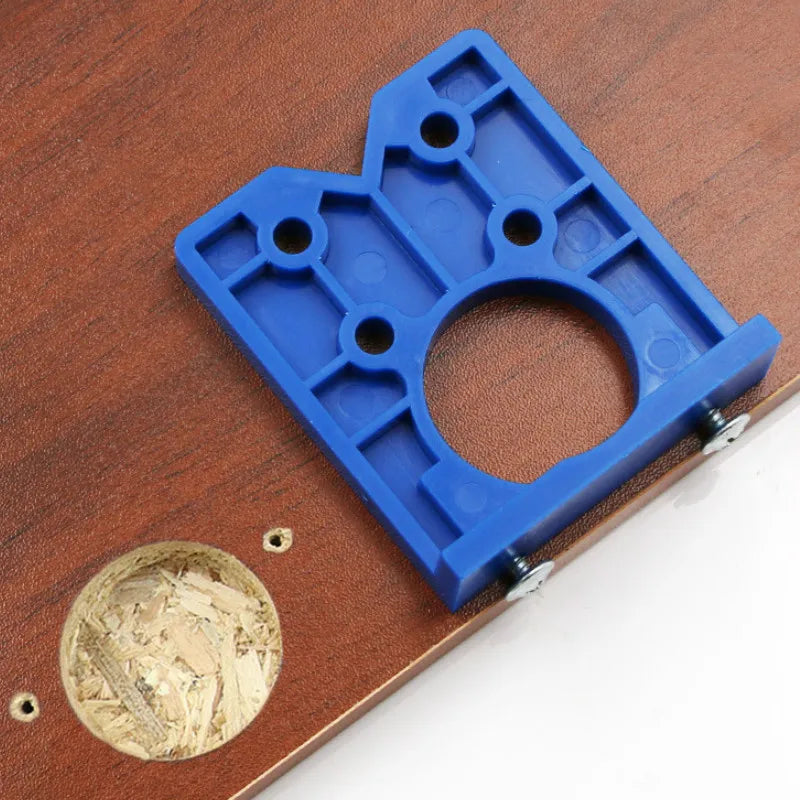 35mm Hinge Hole Drilling Guide Locator Hinge Drilling Jig Drill Bits