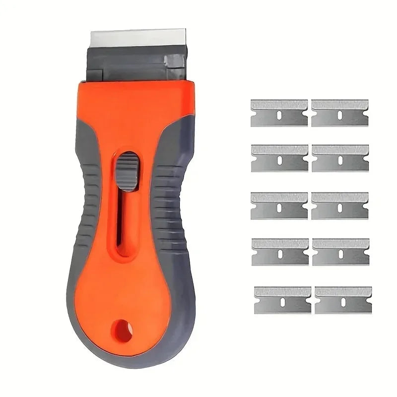Glue removal 1 Set blade With 10 Blades, Telescopic Adjustment Knife
