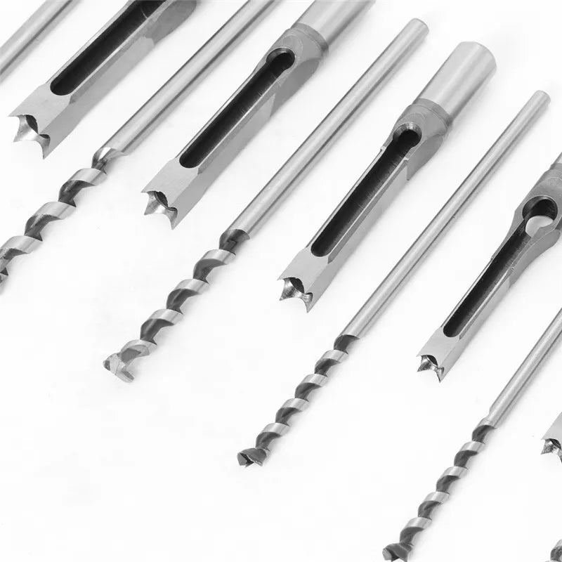 6-16mm HSS Square Hole Drill Woodworking Drill Tools Auger Mortising