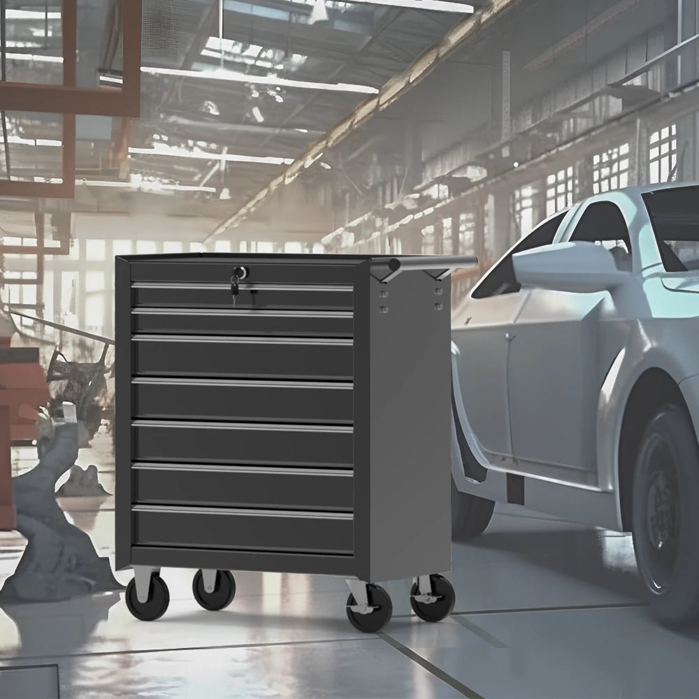 7-Drawer Rolling Tool Chest & Cabinet – Garage & Workshop Storage