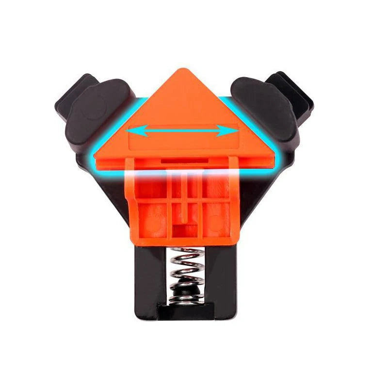 4PCS Right Angle Fixing Clip Woodworking Clamp Adjustable Swing