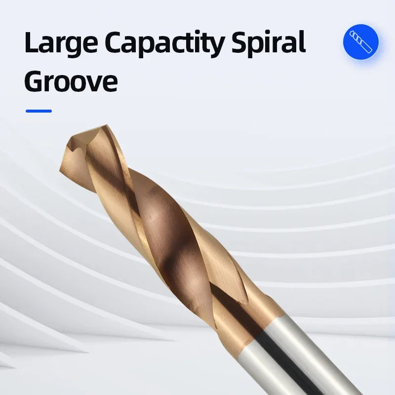 Tungsten Carbide Twist Drill Whole Bit Metal Processing High Hardness
